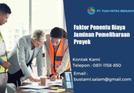 biaya jaminan pemeliharaan proyek